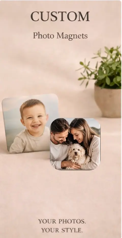 Custom Photo Magnet